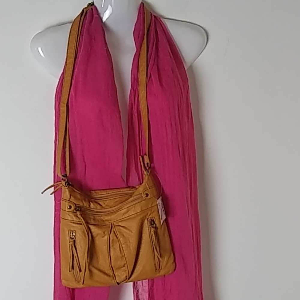 Bag, Crossbody, Tan
